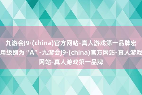 九游会J9·(china)官方网站-真人游戏第一品牌宏图转债信用级别为“A”-九游会J9·(china)官方网站-真人游戏第一品牌