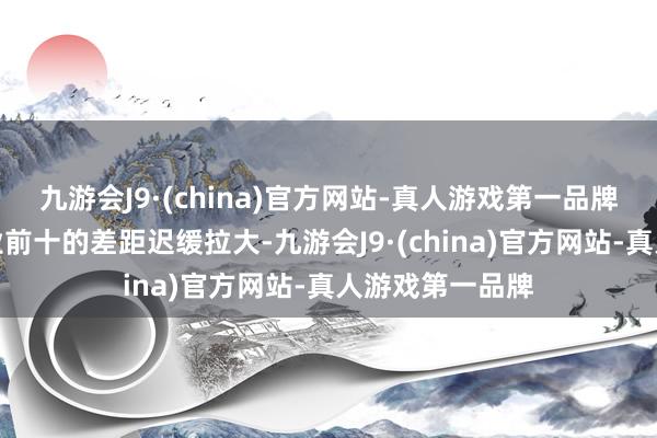 九游会J9·(china)官方网站-真人游戏第一品牌而当下其与行业前十的差距迟缓拉大-九游会J9·(china)官方网站-真人游戏第一品牌