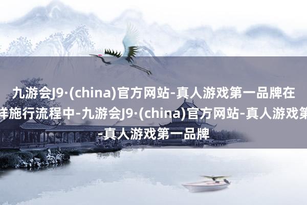 九游会J9·(china)官方网站-真人游戏第一品牌在募投花样施行流程中-九游会J9·(china)官方网站-真人游戏第一品牌