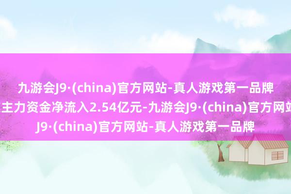 九游会J9·(china)官方网站-真人游戏第一品牌当天乳业宗旨板块获主力资金净流入2.54亿元-九游会J9·(china)官方网站-真人游戏第一品牌